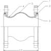 Single-Sphere Molded Rubber Expansion Joints Reference Drawing
