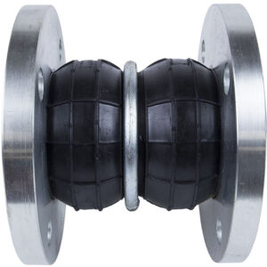 stainless steel double sphere molded rubber expansion joint