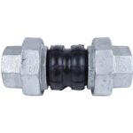 threaded union molded rubber expansion joint