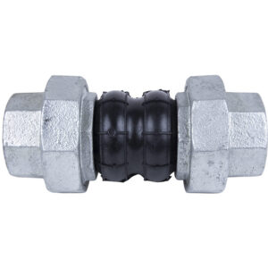 threaded union molded rubber expansion joint