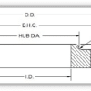 Flat-Face Slip-On Flange Reference Drawing
