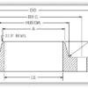 Flat-Face Weld Neck Flange Reference Drawing