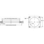 Square Exhaust Stainless Steel Flanges Reference Drawing