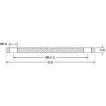 1/2-Inch Thick Steel Blind Flange Reference Drawing