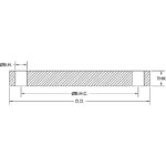 AWWA Class D Steel Blind Flanges Reference Drawing