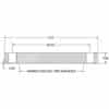 Class 300 Forged Steel Raised Face Blind Flange Reference Drawing