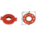 KLAMPz K41 Grooved Flange Adapter Reference Drawing