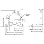 Hydraulic Motor Pump Bracket Reference Drawing
