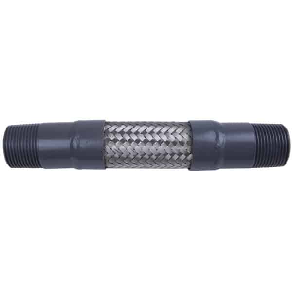 stainless steel braided pump connector threaded