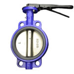 wafer butterfly valve with leaver