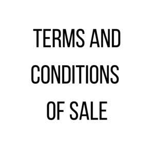 TERMS AND CONDITIONS OF SALE