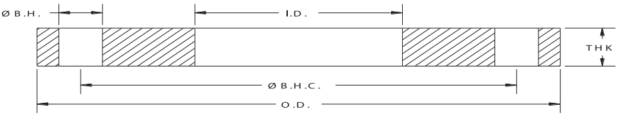 Lightweight Reducing flanges
