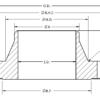 Weld Neck Flange Reference Drawing